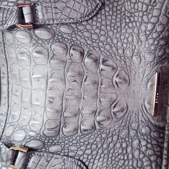 Brahmin Micaela Grey Tetra Satchel - Picture 5 of 16